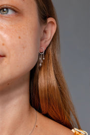 Moon & Star Diamond Drip Earrings - PBD Earrings