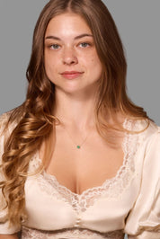 Natural Emerald Necklace - PBD Necklaces