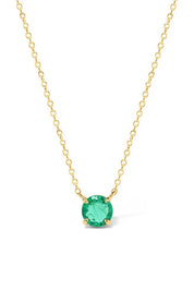 Natural Emerald Necklace - PBD Necklaces