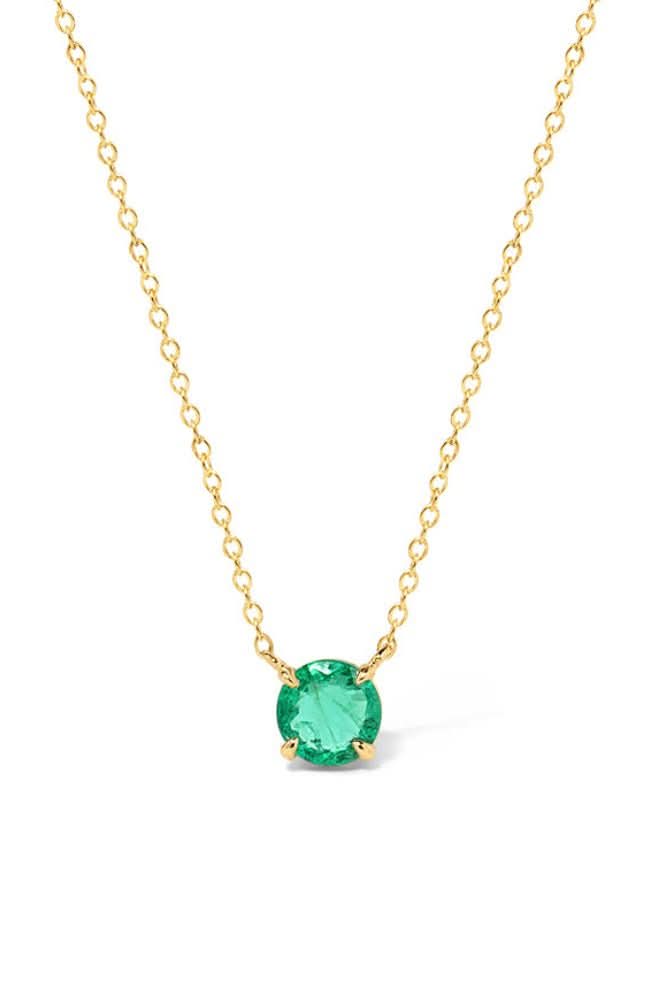 Natural Emerald Necklace - PBD Necklaces