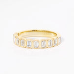 North South Emerald Bezel Ring Rings Princess Bride Diamonds 