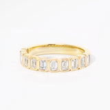 North South Emerald Bezel Ring Rings Princess Bride Diamonds 