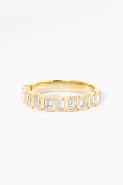North South Emerald Bezel Ring Rings Princess Bride Diamonds 