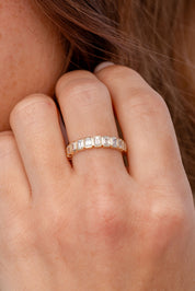 North South Emerald Bezel Ring Rings Princess Bride Diamonds 