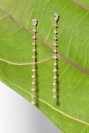 North Star Waterfall Earrings Yellow Gold - PBD Earrings