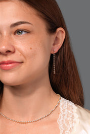 North Star Waterfall Earrings Yellow Gold - PBD Earrings