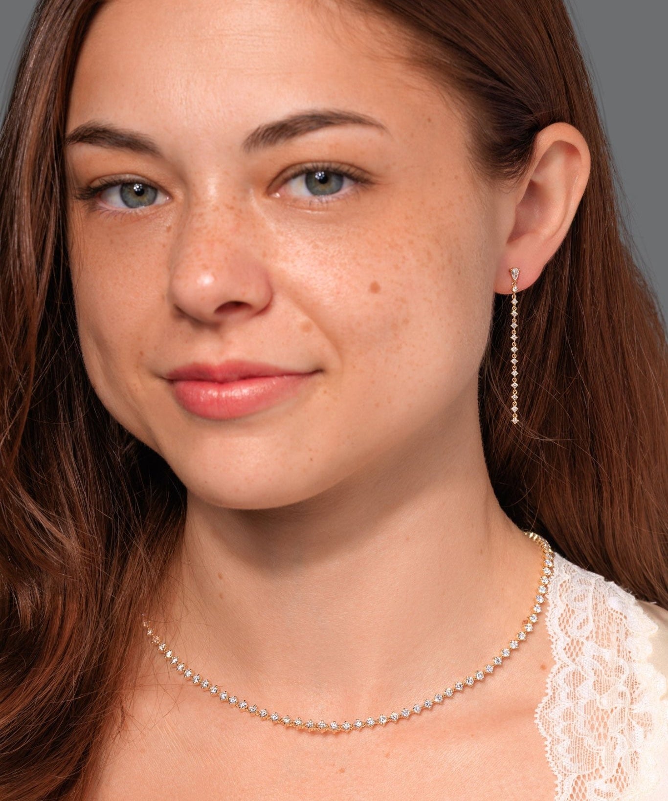 North Star Waterfall Earrings Yellow Gold - PBD Earrings