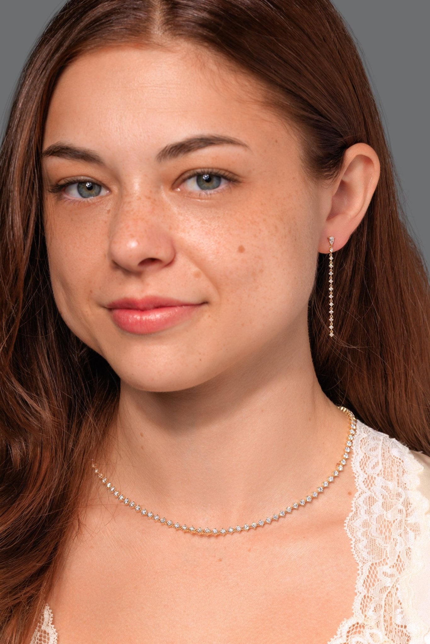 North Star Waterfall Earrings Yellow Gold - PBD Earrings