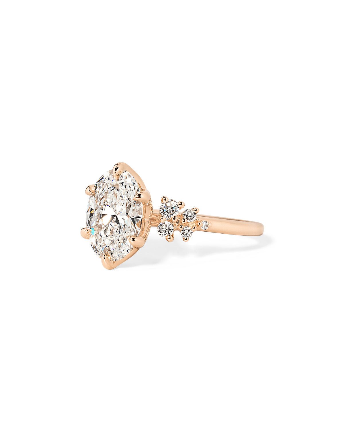 Nova Oval 6 - Prong - PBD Engagement Rings