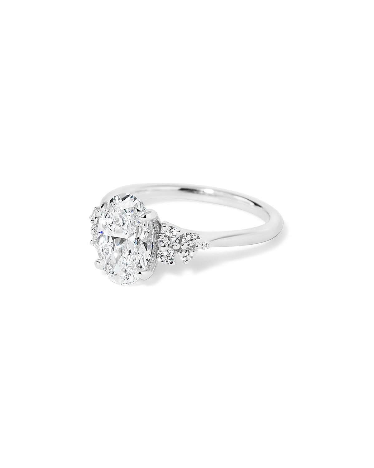 Nova Oval Cathedral - PBD Engagement Rings
