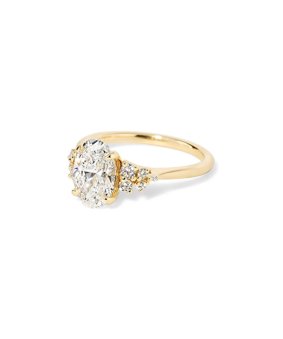 Nova Oval Cathedral - PBD Engagement Rings