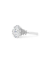Nova Oval Cathedral - PBD Engagement Rings