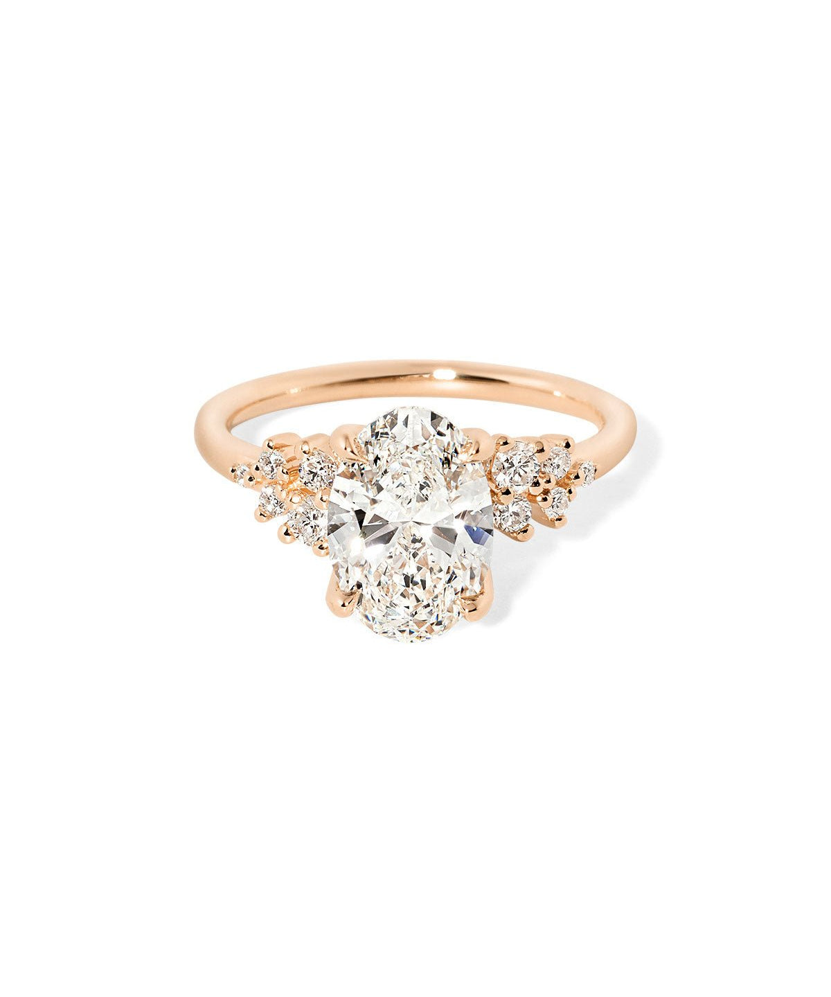 Nova Oval lab diamond engagement ring by Princess Bride Diamonds