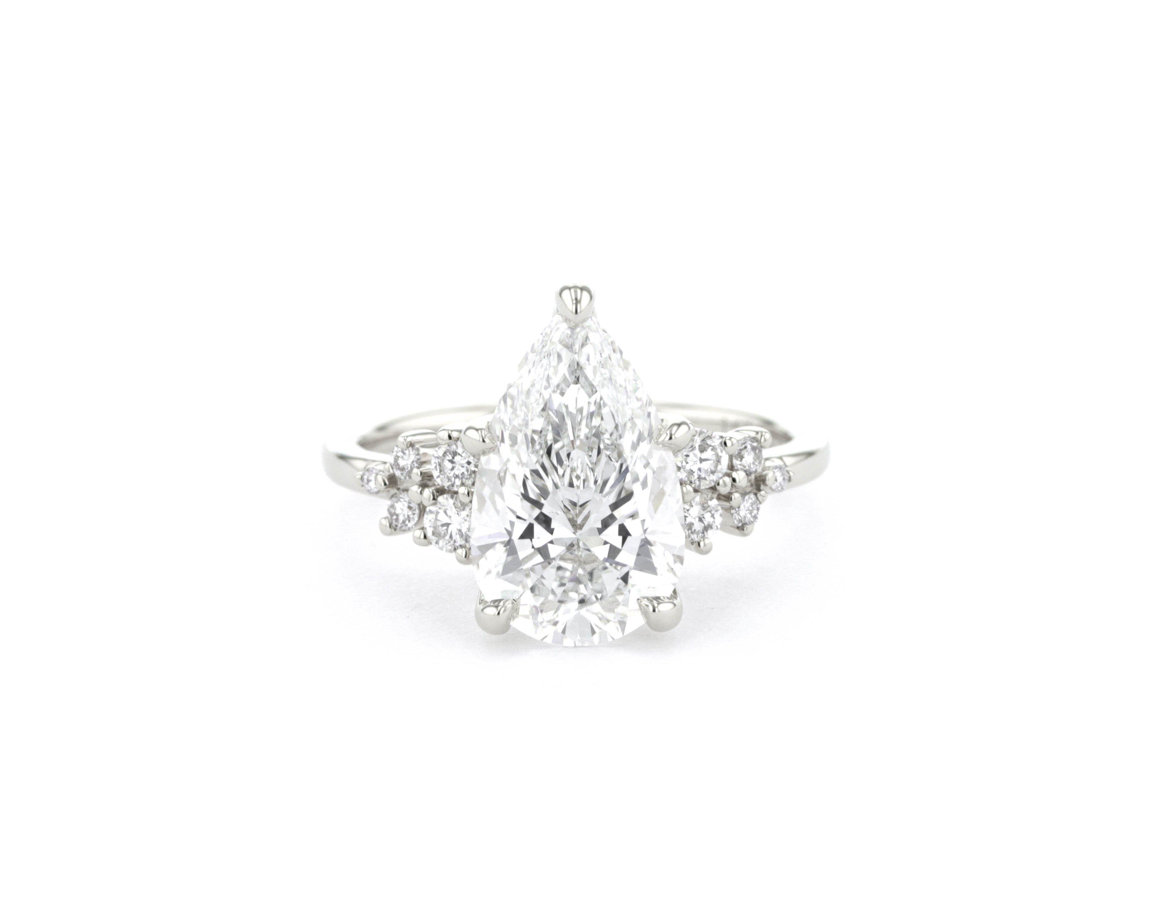 Nova Pear Engagement Rings Princess Bride Diamonds 