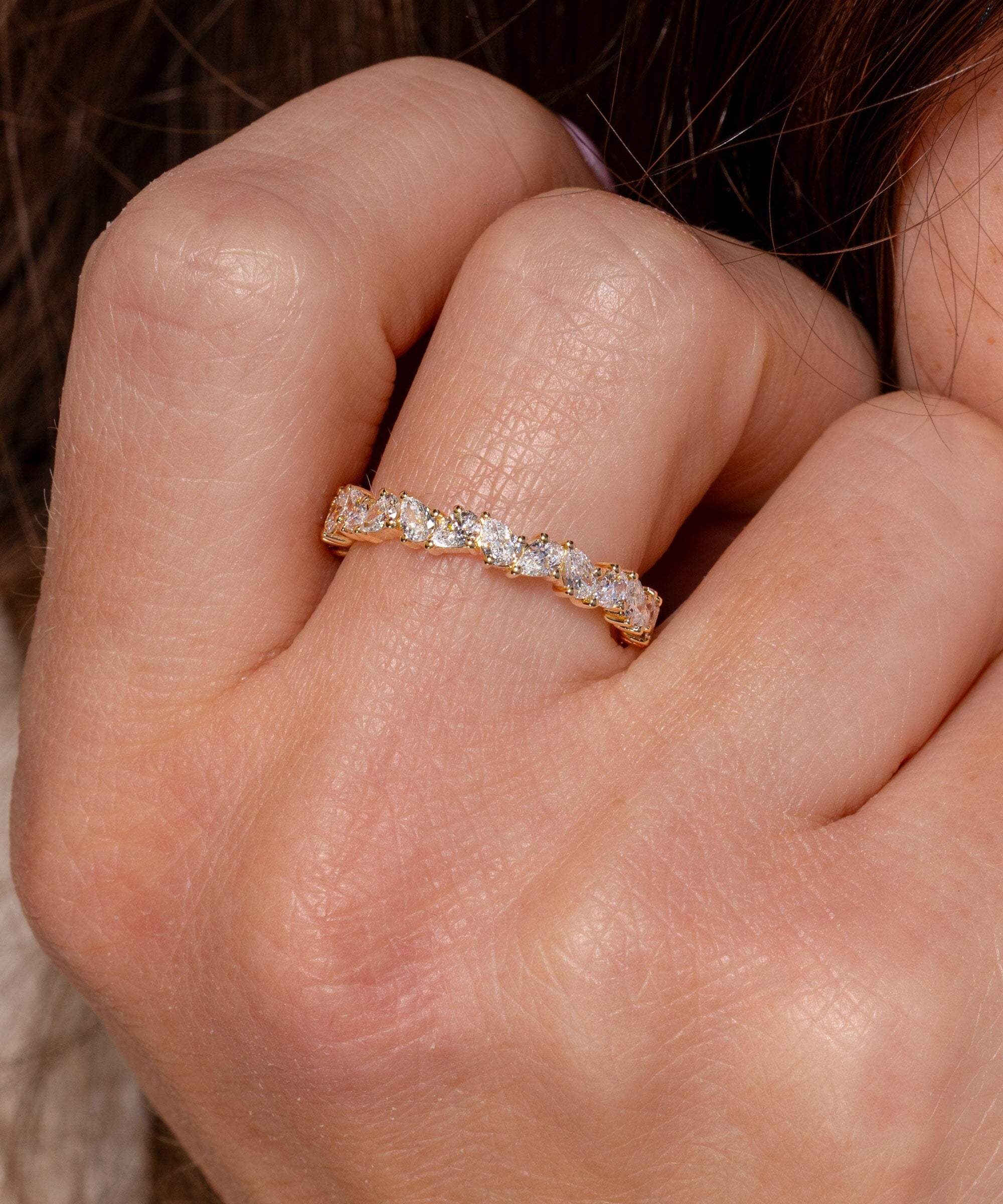 Offset Pear Lab Diamond Ring Rings Princess Bride Diamonds 