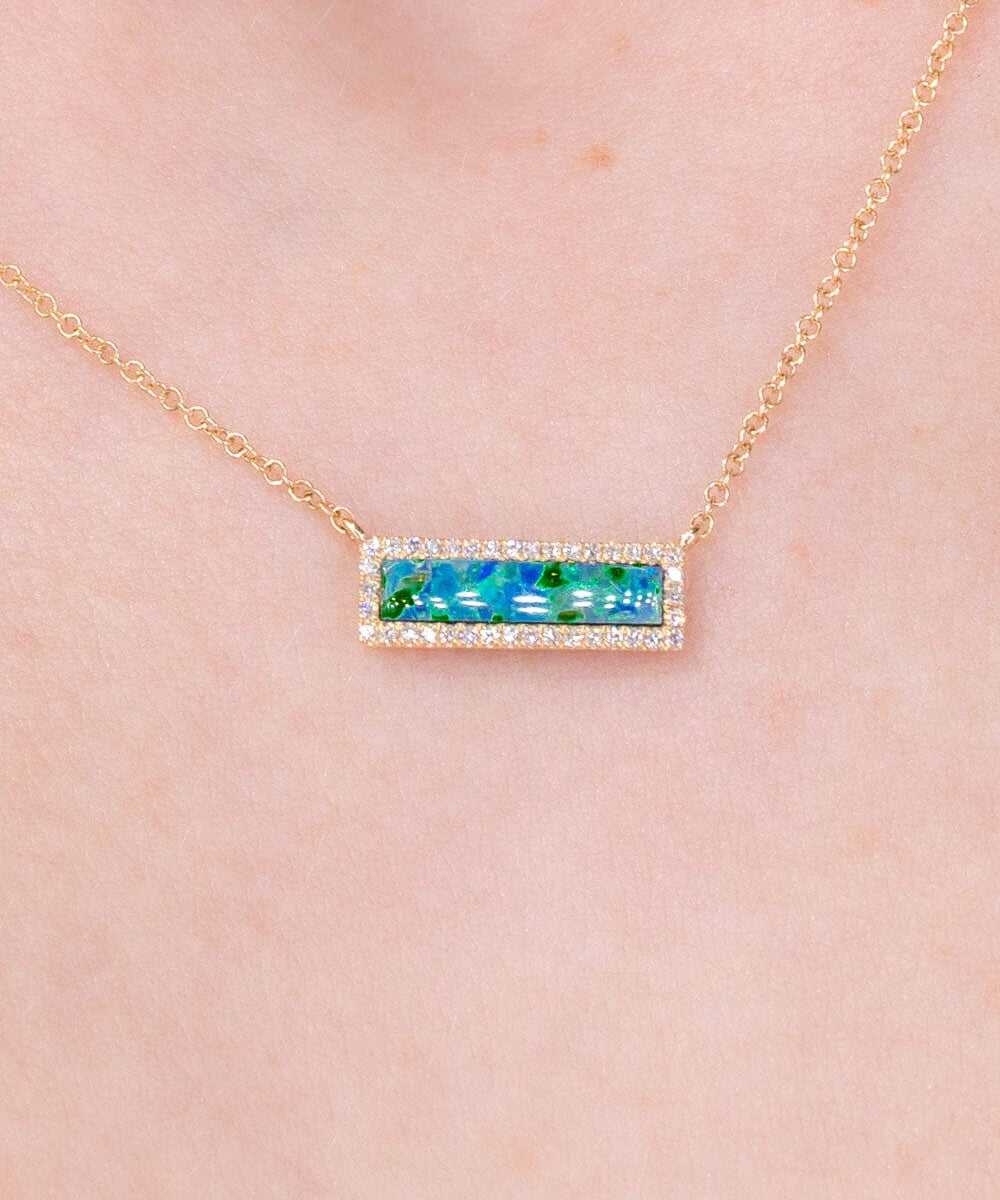 Opal Bar Necklace Necklaces Princess Bride Diamonds 