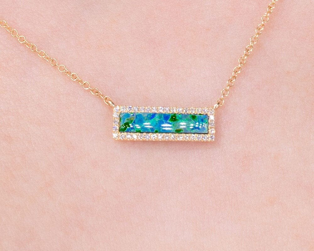 Opal Bar Necklace Necklaces Princess Bride Diamonds 
