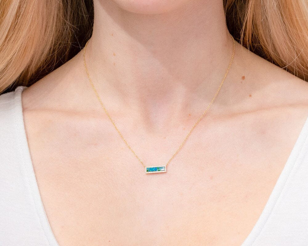 Opal Bar Necklace Necklaces Princess Bride Diamonds 