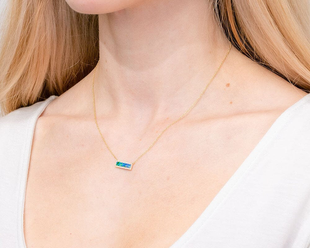 Opal Bar Necklace Necklaces Princess Bride Diamonds 