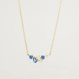 Organic Sapphire and Diamond Necklace Necklaces Princess Bride Diamonds 