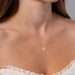 Pavé Diamond Border Engravable Heart Pendant Necklaces Princess Bride Diamonds 