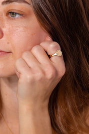 Pavé Halo Signet Ring Rings Princess Bride Diamonds 