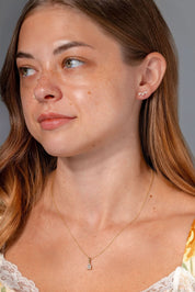 Pear Diamond Climber Earrings - PBD Earrings