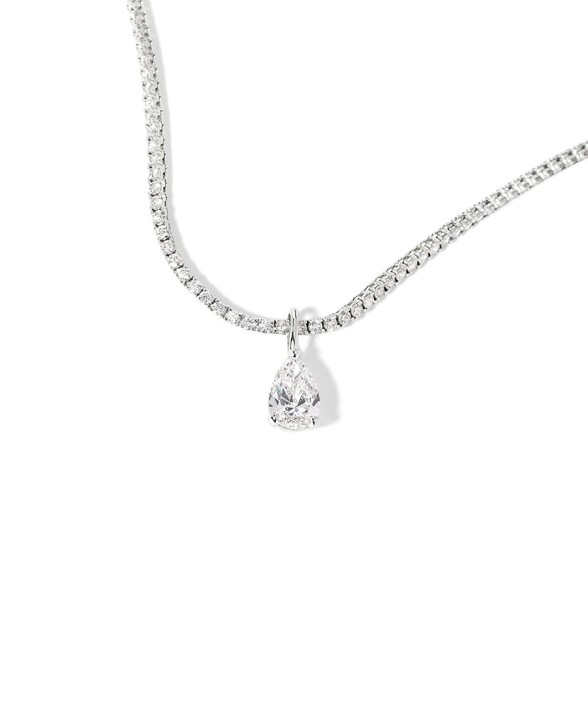 Pear Lab Diamond Tennis Necklace - PBD Necklaces