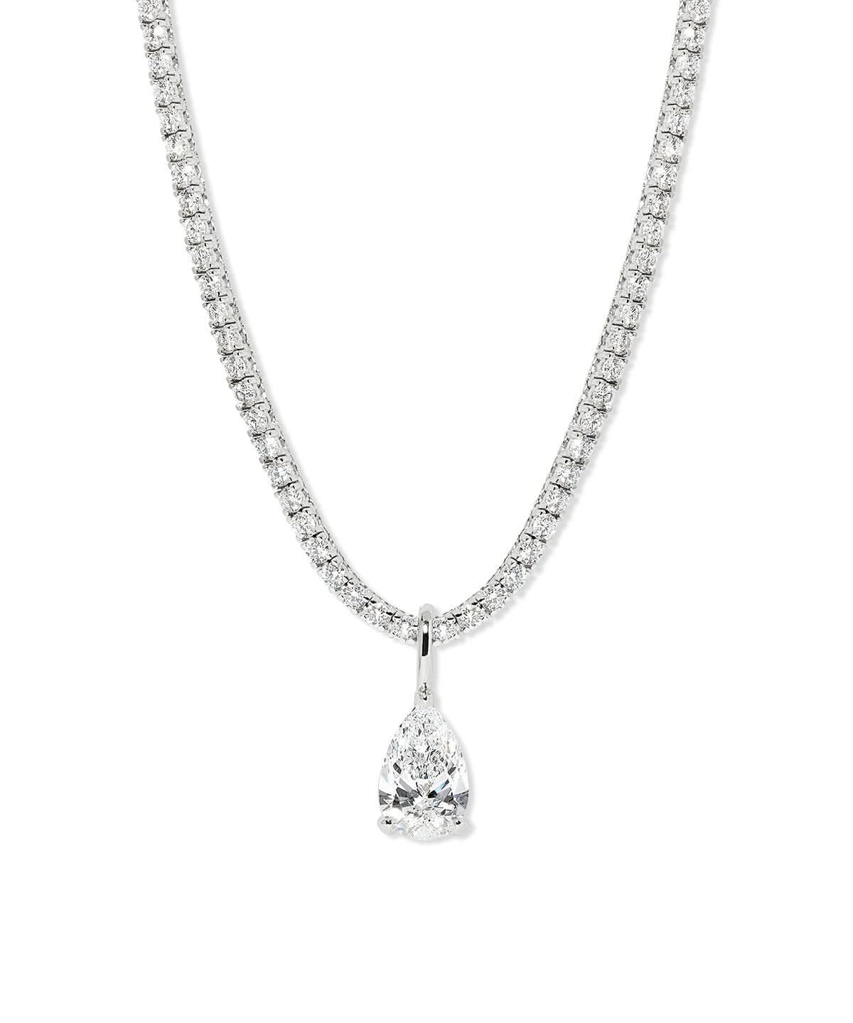 Pear Lab Diamond Tennis Necklace - PBD Necklaces