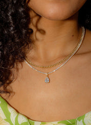 Pear Lab Diamond Tennis Necklace - PBD Necklaces