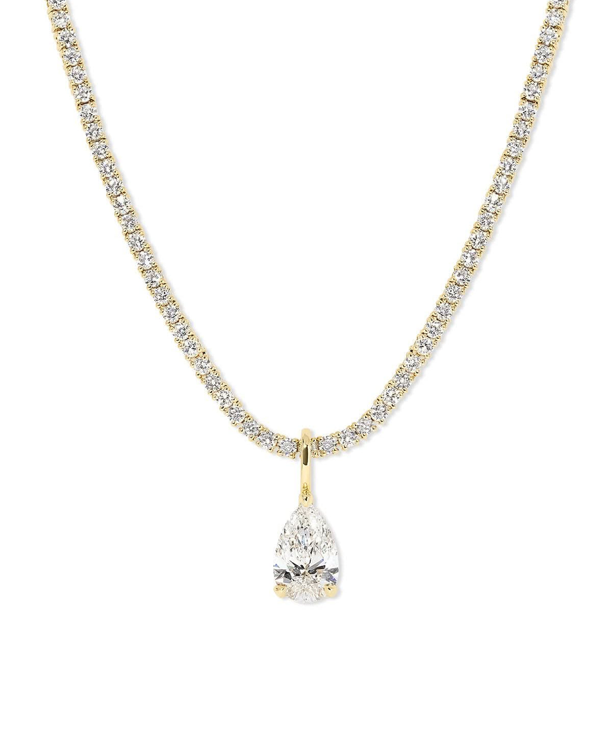 Pear Lab Diamond Tennis Necklace - PBD Necklaces