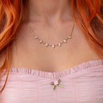 Pear Moonstone Diamond Drip Necklace Necklaces Princess Bride Diamonds 