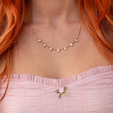 Pear Moonstone Diamond Drip Necklace Necklaces Princess Bride Diamonds 