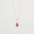 Pear Ruby Diamond Halo Drop Necklace Necklaces Princess Bride Diamonds 