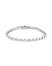 Pear Tennis Bracelet White Gold - PBD Bracelets