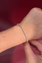 Pear Tennis Bracelet Yellow Gold - PBD Bracelets