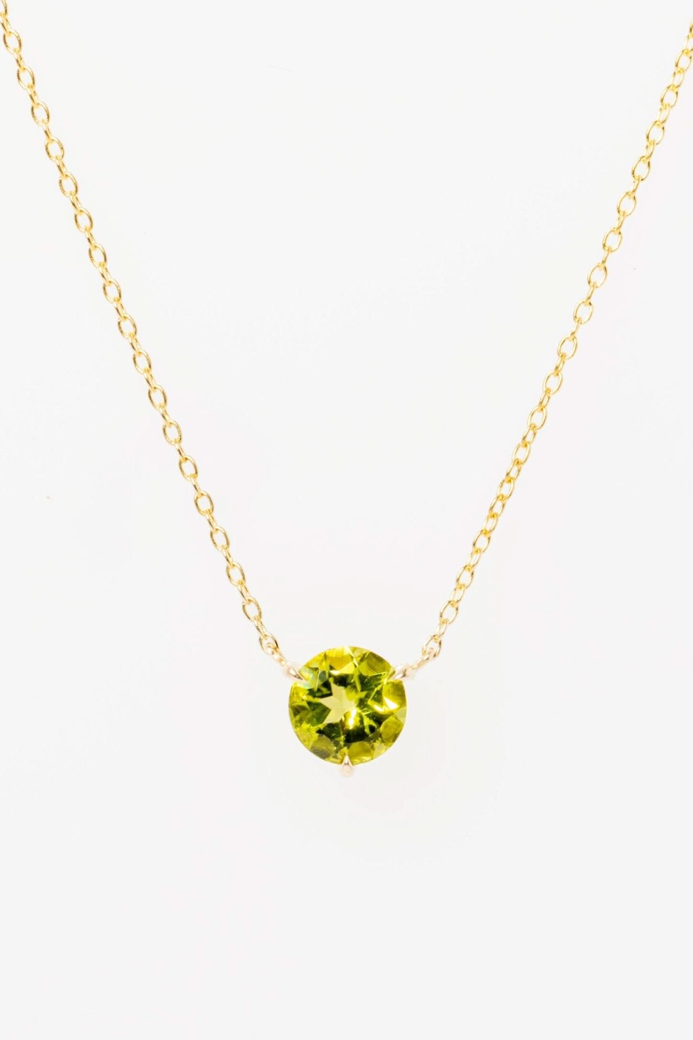 Peridot Necklace - PBD Necklaces