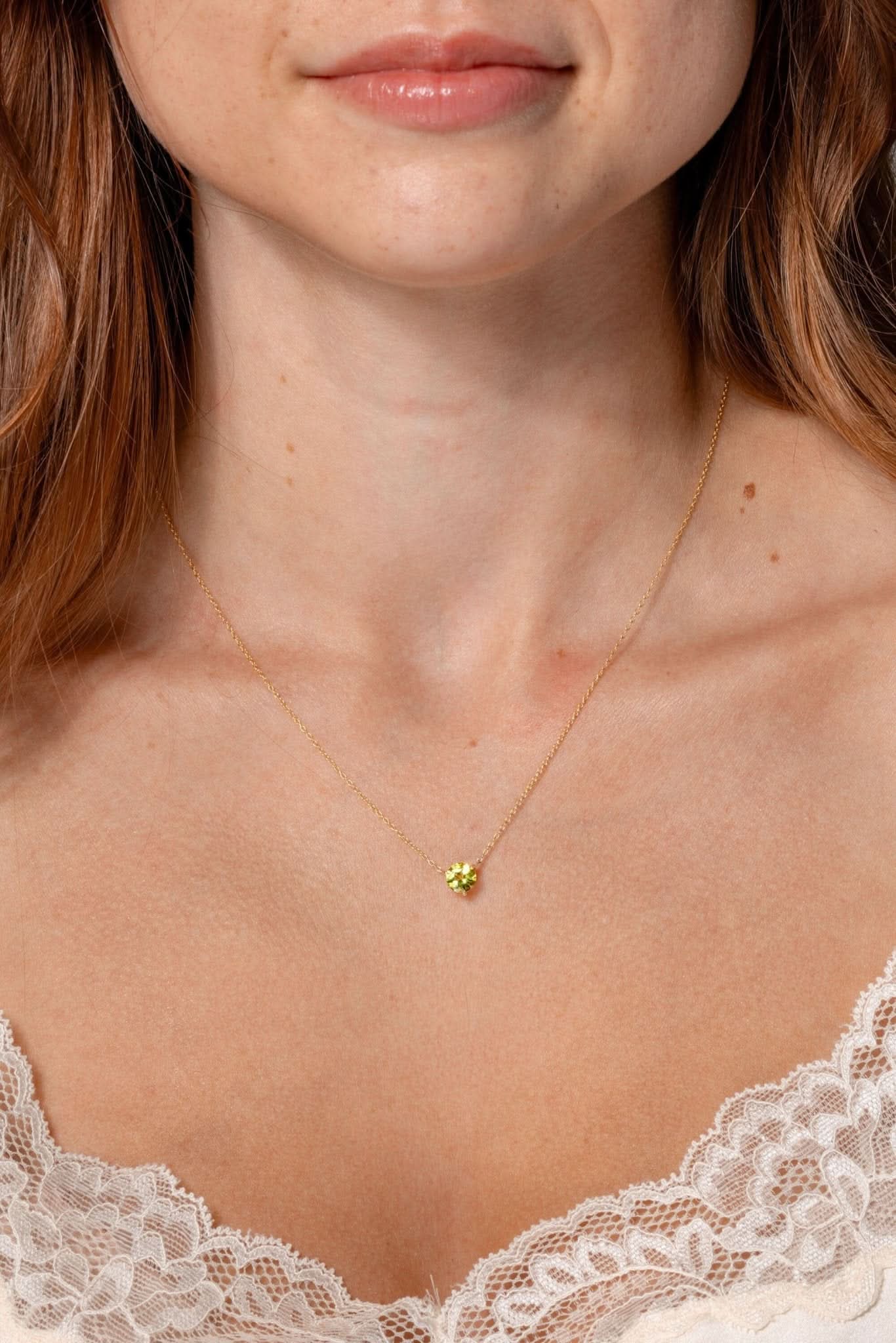 Peridot Necklace - PBD Necklaces
