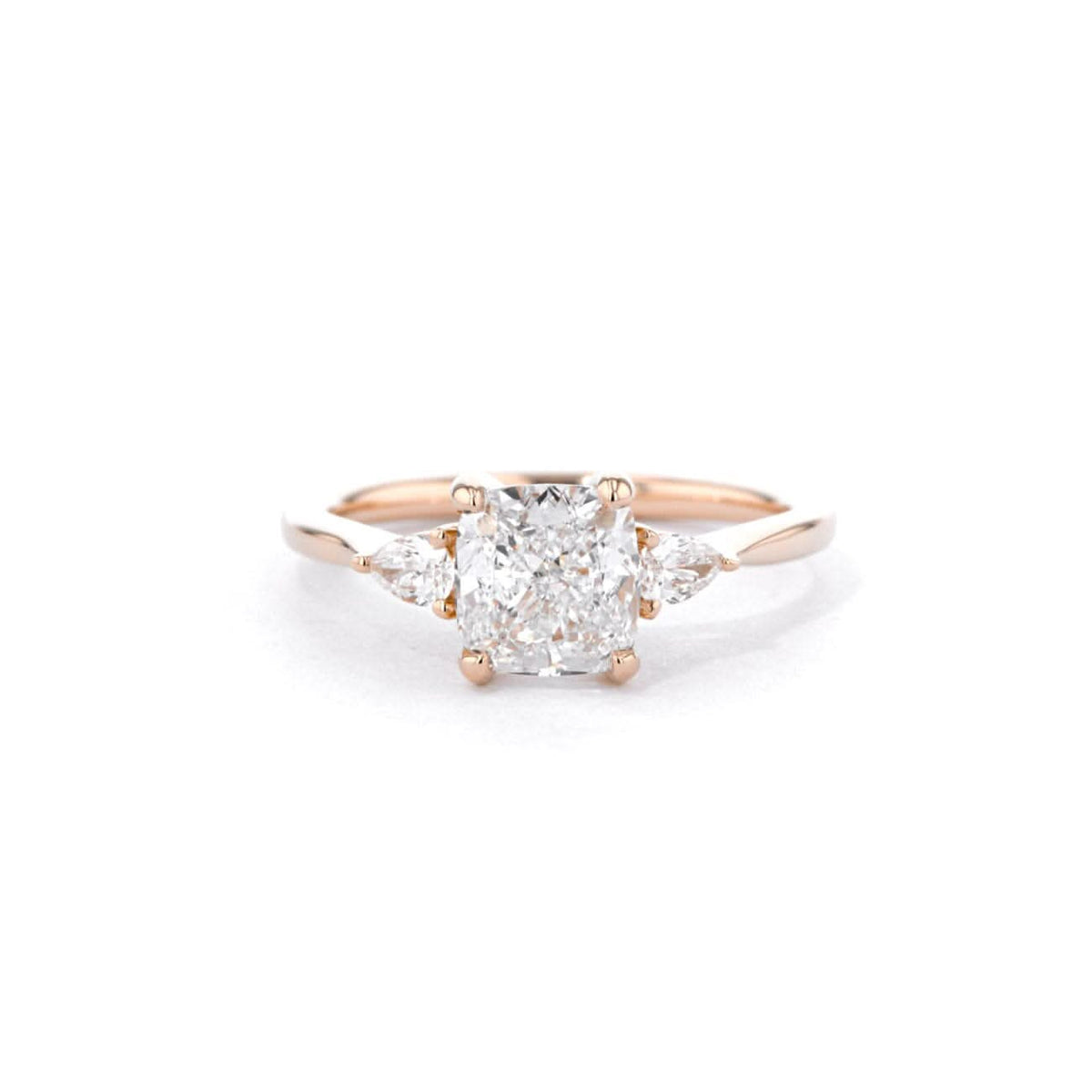 Petite Gracie Cushion - PBD Engagement Rings