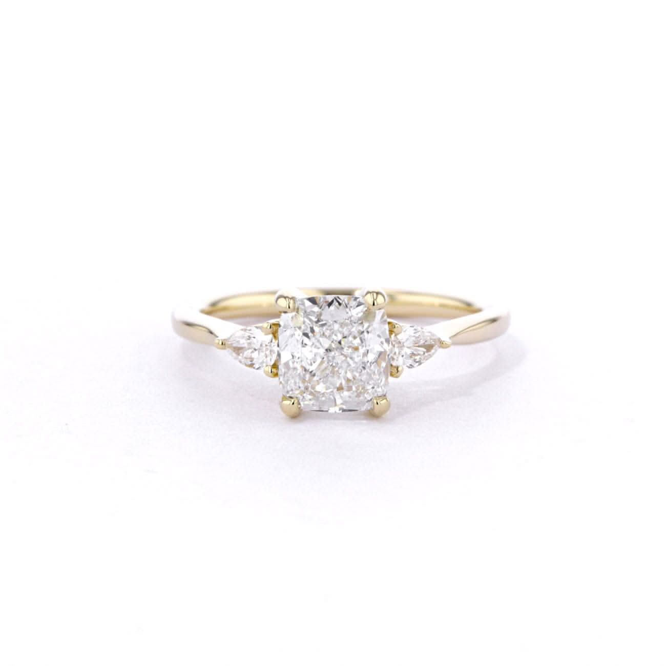 Petite Gracie Cushion - PBD Engagement Rings