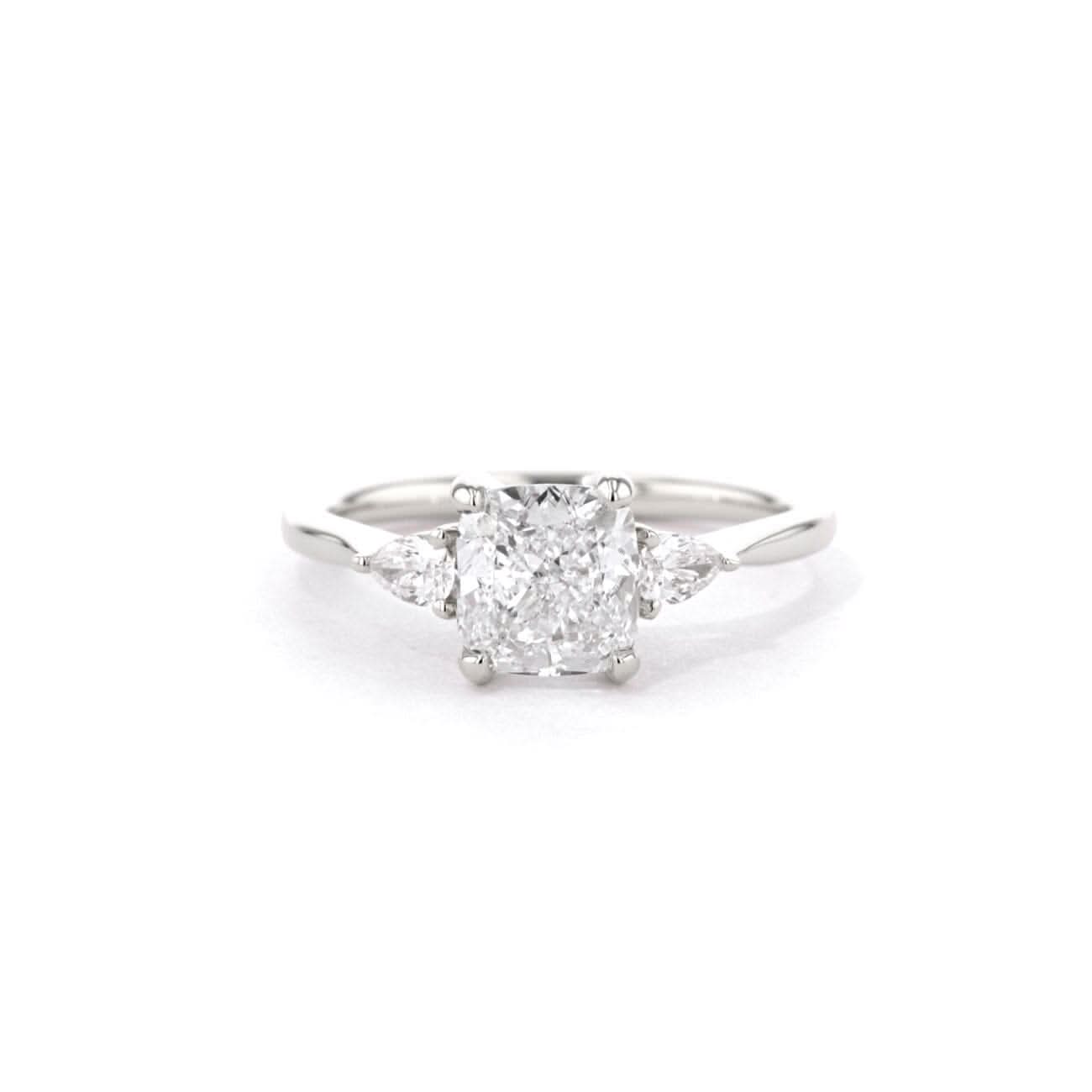Petite Gracie Cushion - PBD Engagement Rings