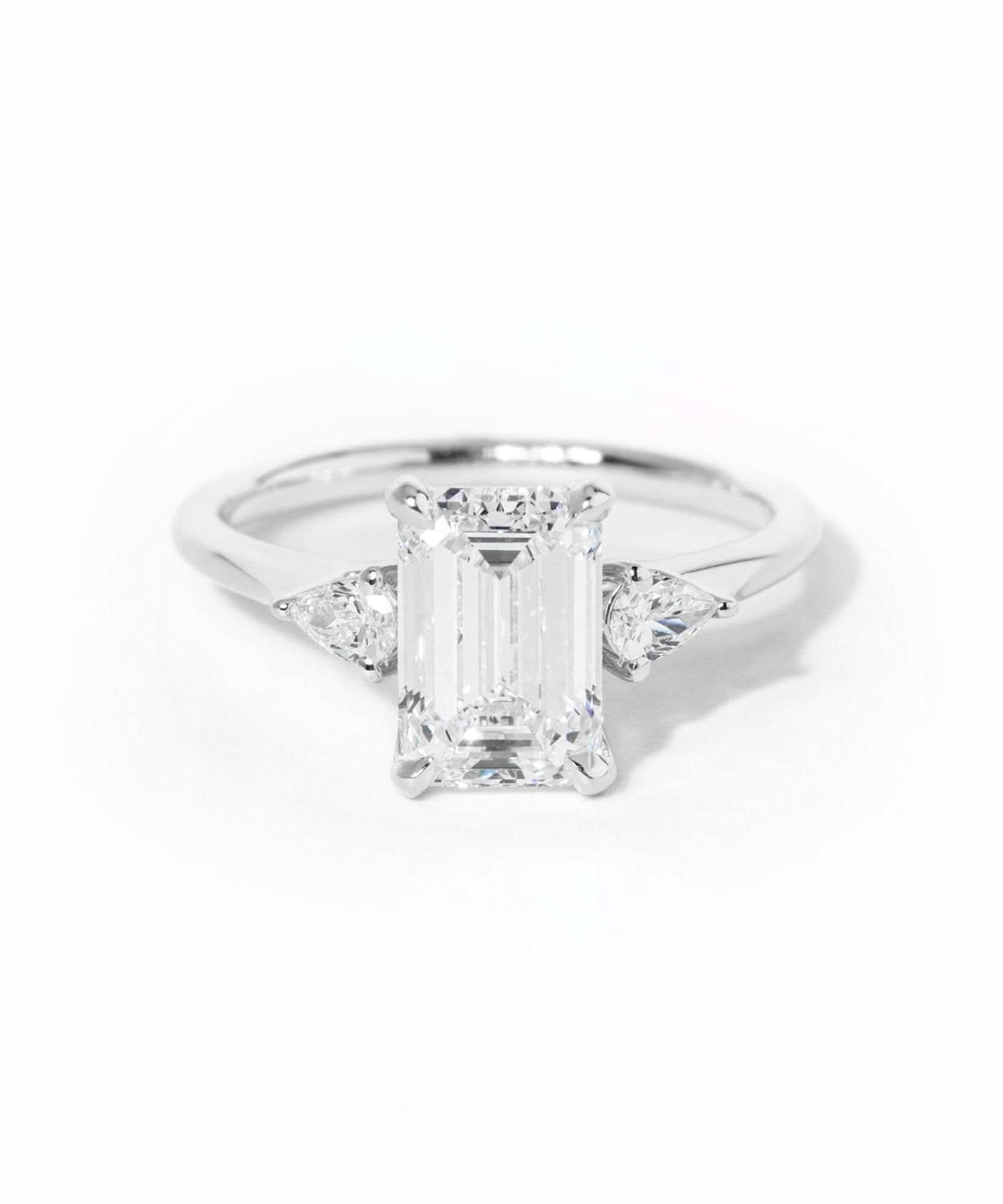 Petite Gracie Emerald - PBD Engagement Rings