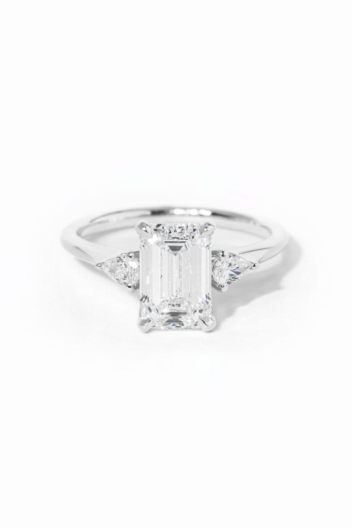 Petite Gracie Emerald - PBD Engagement Rings