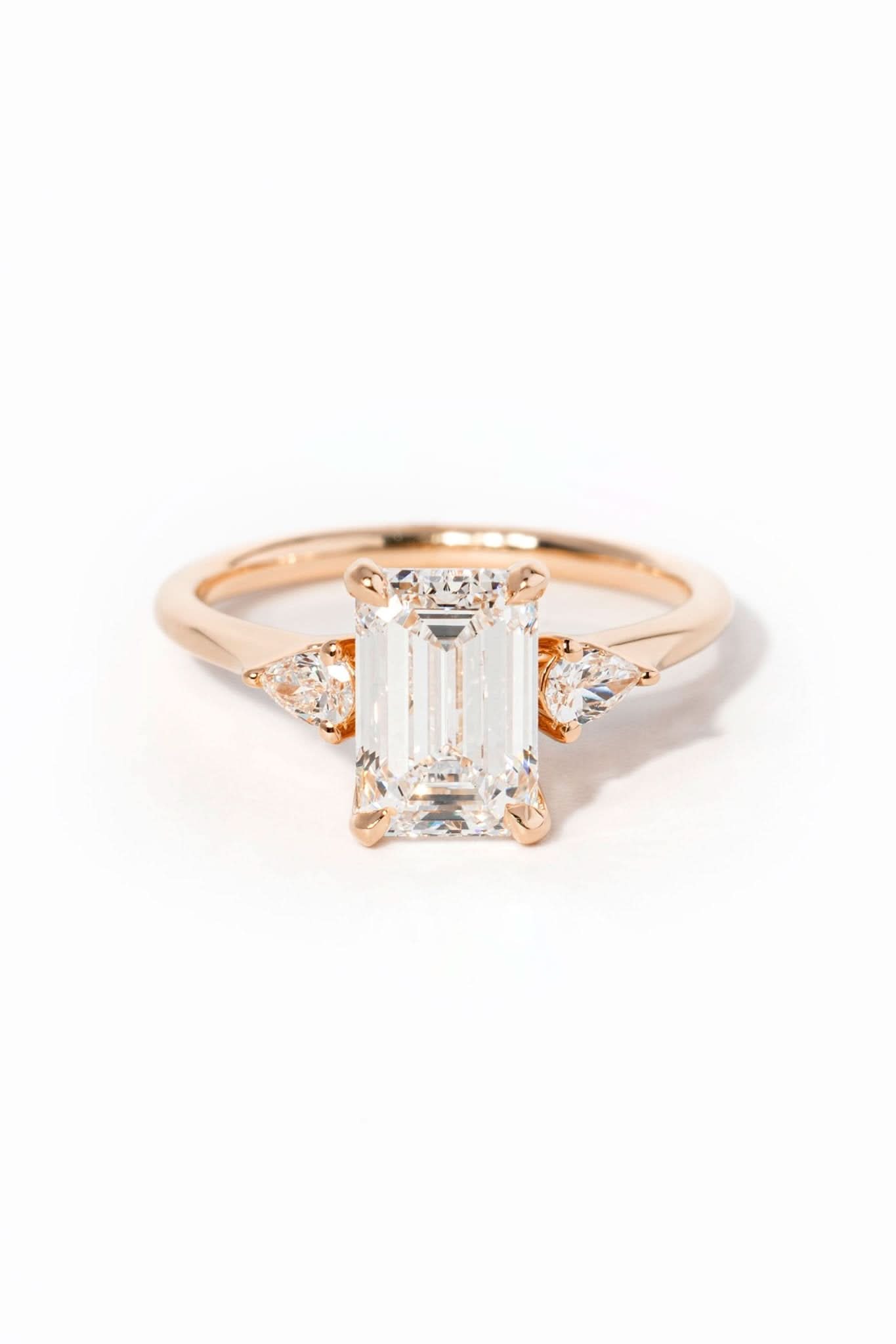Petite Gracie Emerald - PBD Engagement Rings