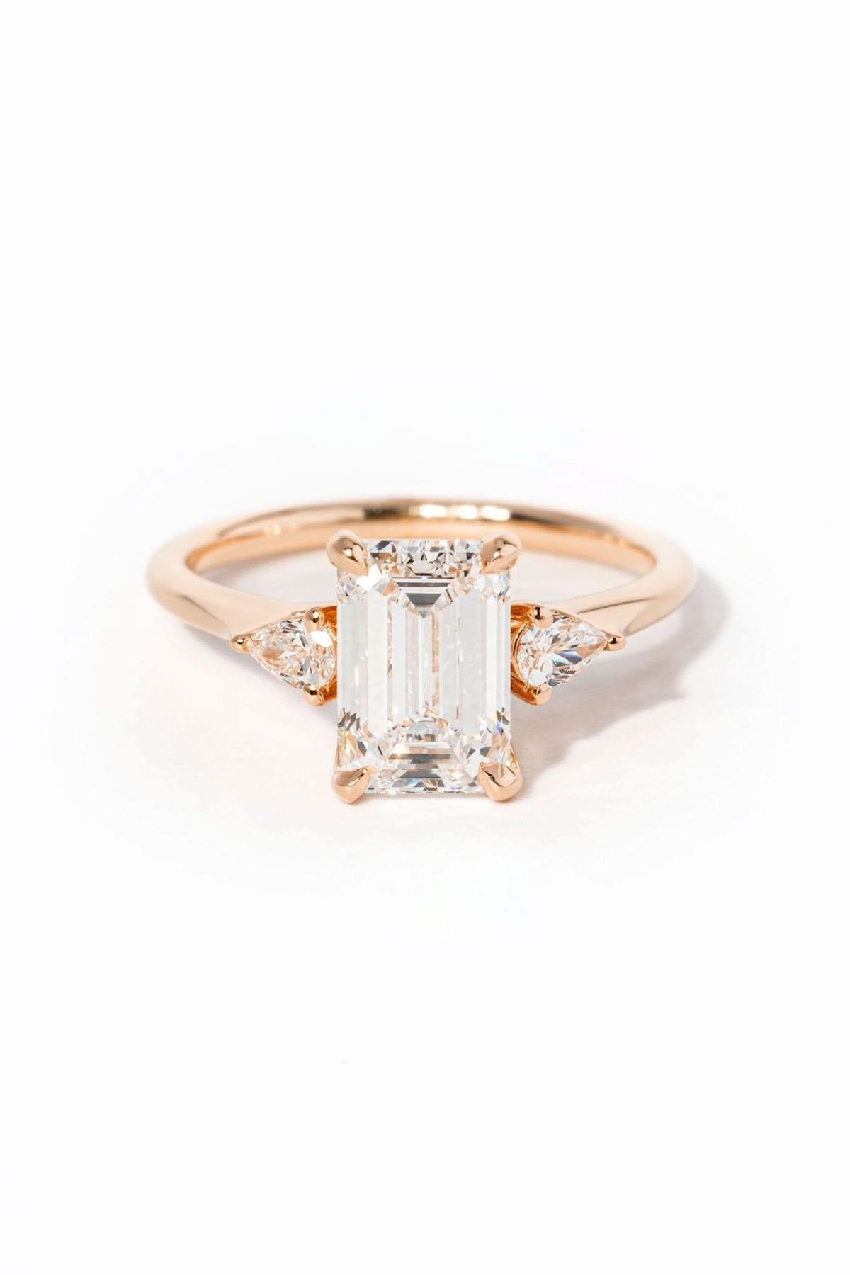 Petite Gracie Emerald - PBD Engagement Rings
