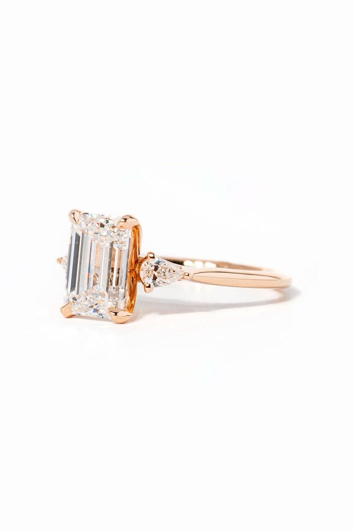 Petite Gracie Emerald - PBD Engagement Rings