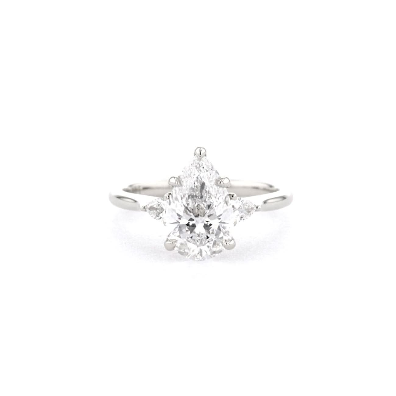 Petite Gracie Pear - PBD Engagement Rings
