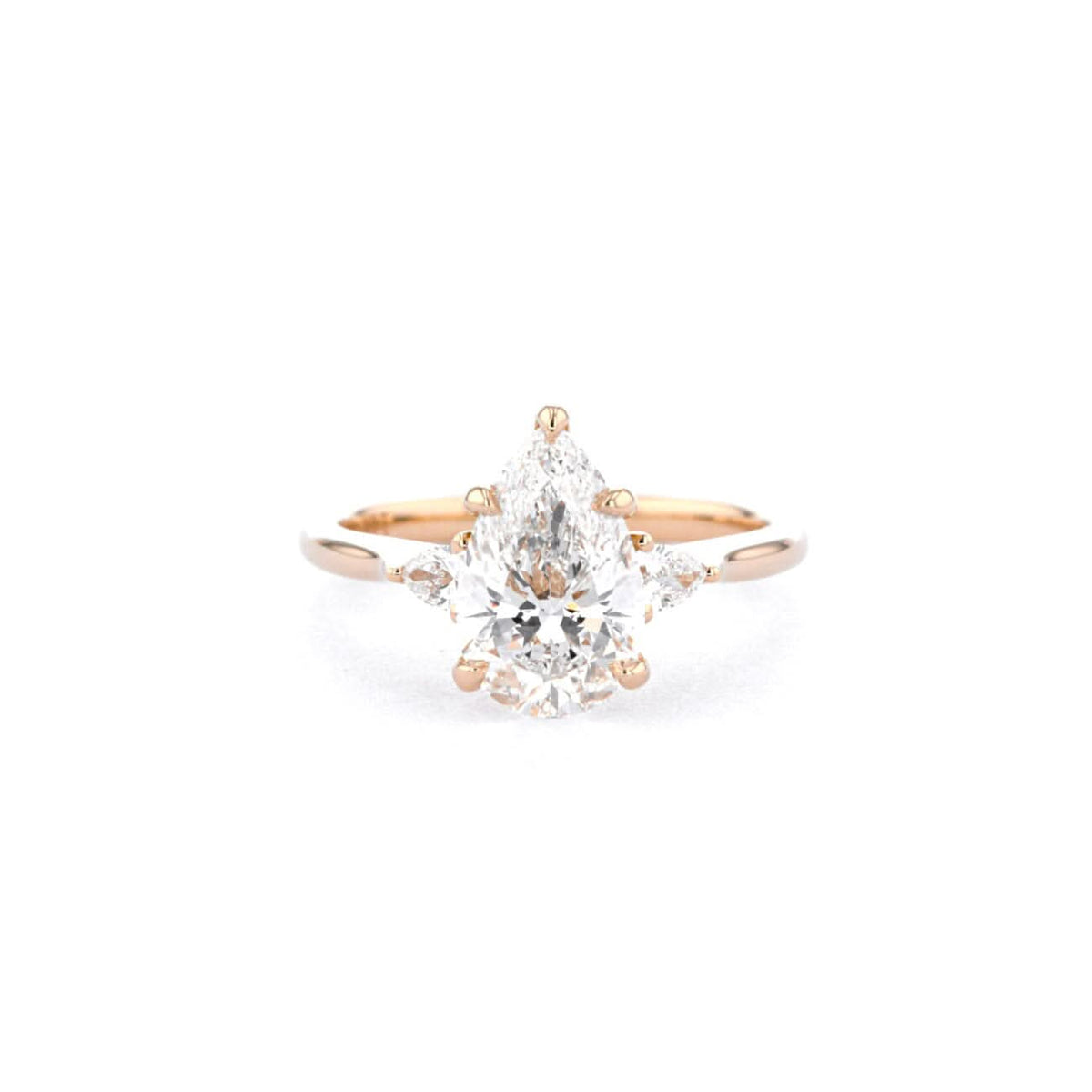 Petite Gracie Pear - PBD Engagement Rings
