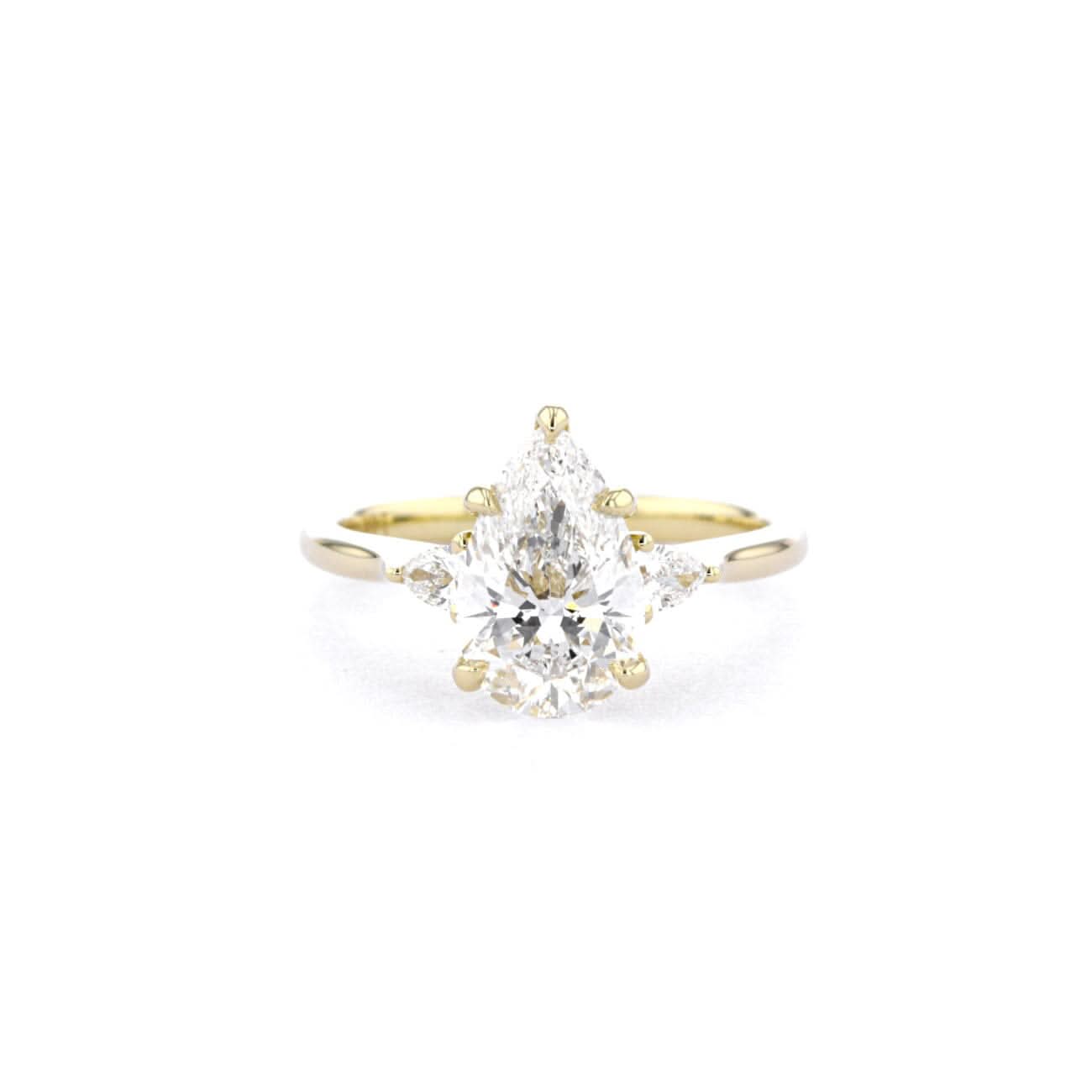 Petite Gracie Pear - PBD Engagement Rings