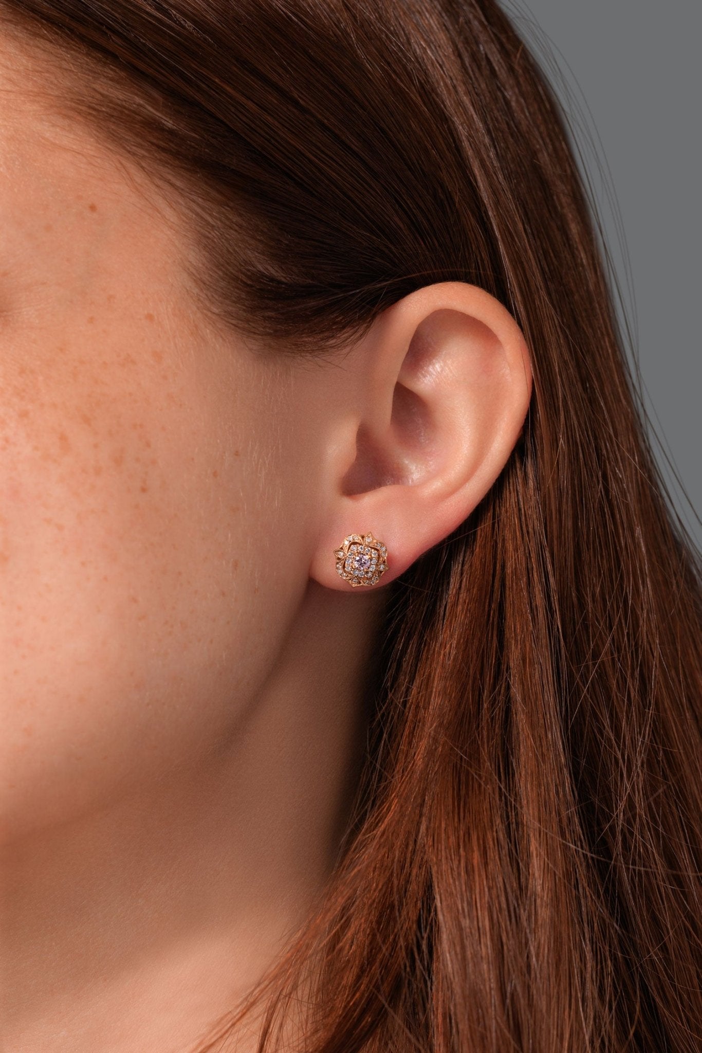 Pink Diamond Claire Earrings - PBD Earrings